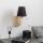 Brilagi - LED Elastyczny kinkiet NUBILA WOOD 1xE27/25W/230V + LED/3W dąb/czarny