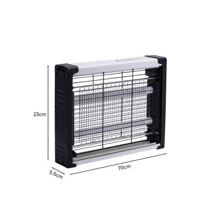 Brilagi - LED Elektryczny łapacz owadów UV 2xLED/7,5W/230V 90 m2