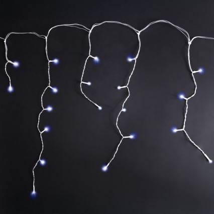 Brilagi - LED girlanda zewnętrzna 400xLED/8 funkcji 23m IP44 zimna biel