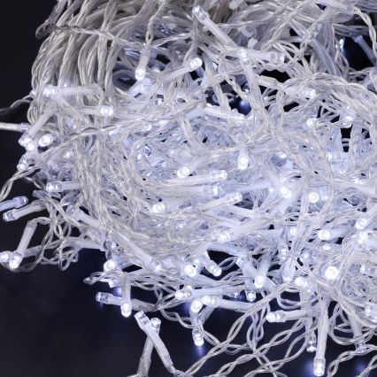 Brilagi - LED girlanda zewnętrzna 400xLED/8 funkcji 23m IP44 zimna biel
