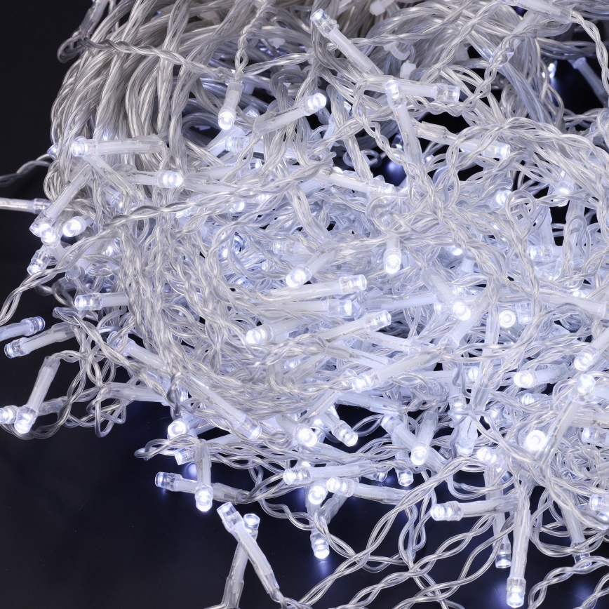 Brilagi - LED girlanda zewnętrzna 400xLED/8 funkcji 23m IP44 zimna biel