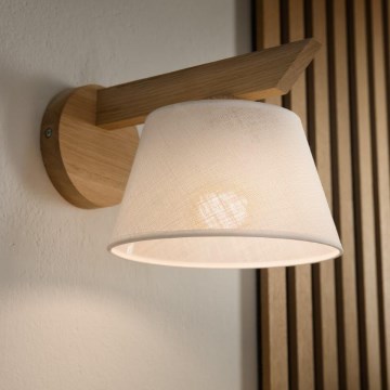 Brilagi - LED  Kinkiet ANTHONY 1xE14/40W/230V dąb/biały