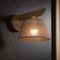 Brilagi - LED  Kinkiet ANTHONY 1xE14/40W/230V dąb/brązowy