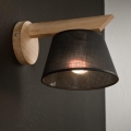 Brilagi - LED  Kinkiet ANTHONY 1xE14/40W/230V dąb/czarny