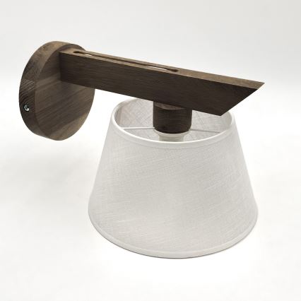 Brilagi - LED Kinkiet ANTHONY 1xE14/40W/230V dąb orzech/biały