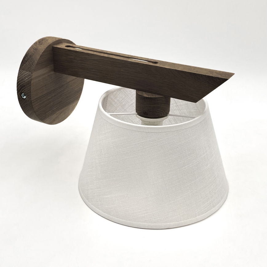 Brilagi - LED Kinkiet ANTHONY 1xE14/40W/230V dąb orzech/biały