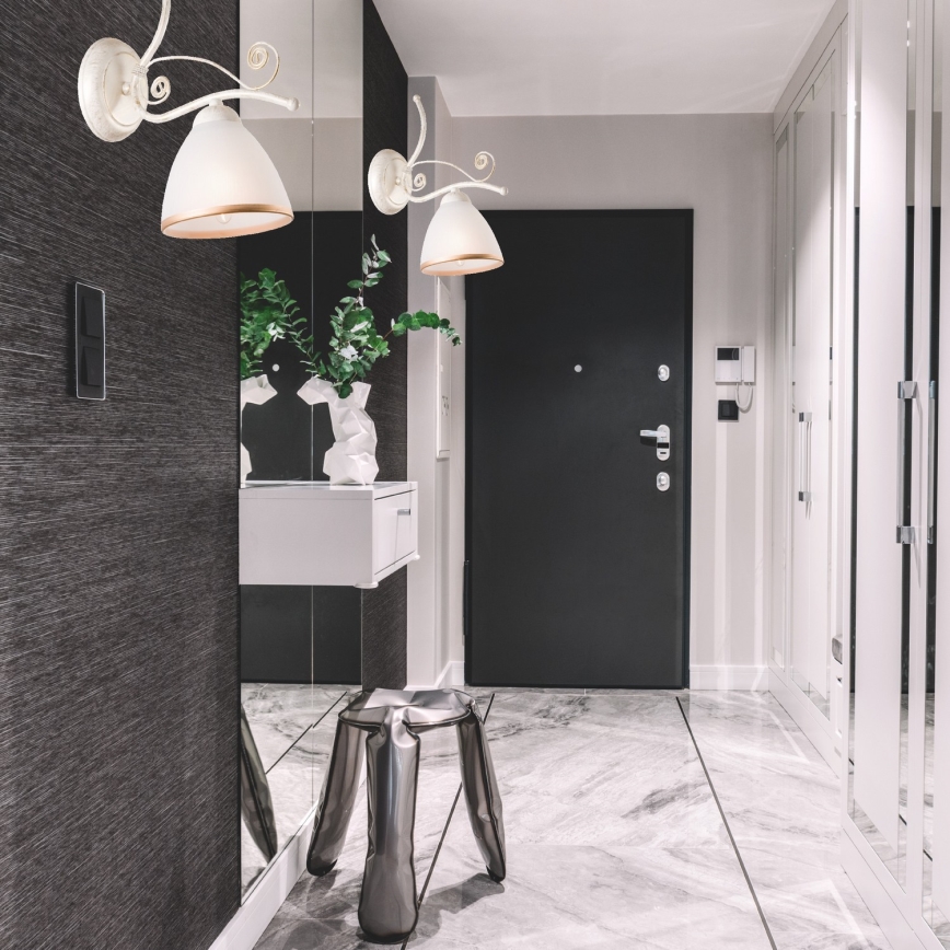 Brilagi - LED kinkiet ANTICO 1xE27/60W/230V 3000K biała patyna