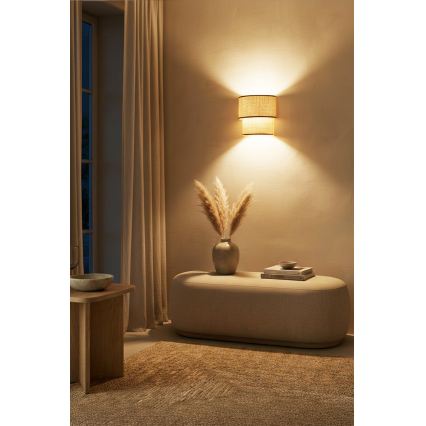 Brilagi - LED kinkiet BOHO ECO 1xE27/10W/230V beżowy