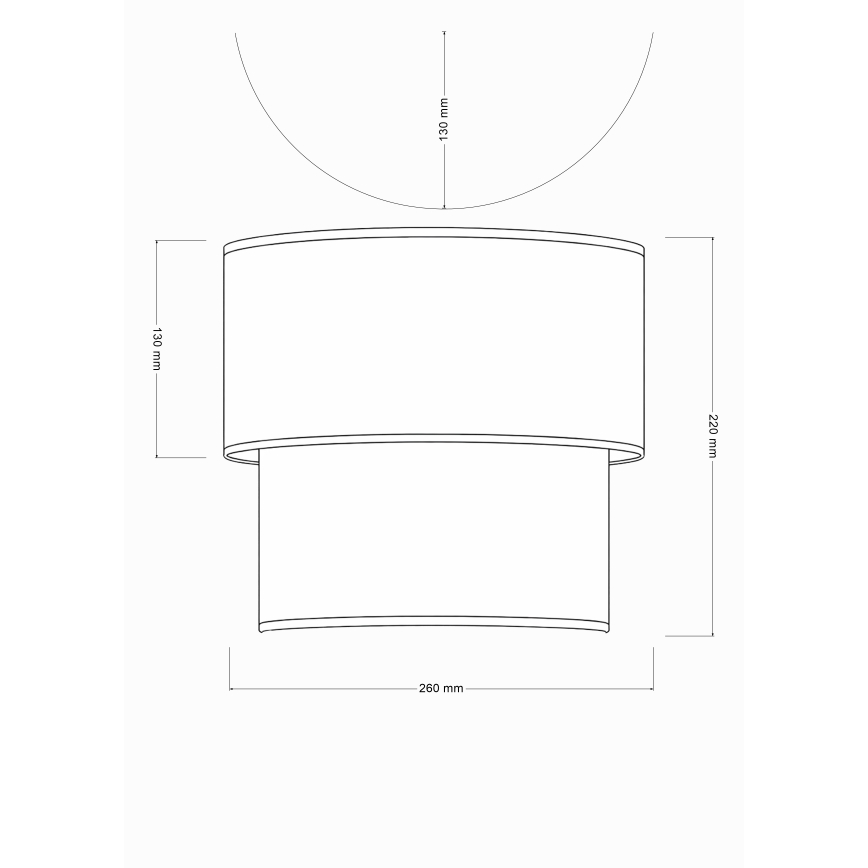 Brilagi - LED kinkiet BOHO ECO 1xE27/10W/230V beżowy