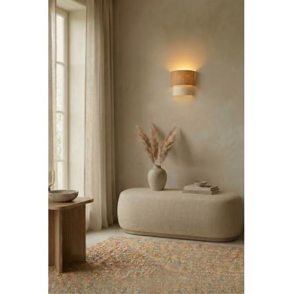 Brilagi - LED kinkiet BOHO ECO 1xE27/10W/230V beżowy/kremowy