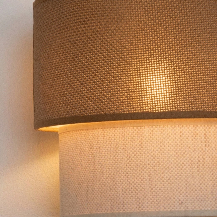 Brilagi - LED kinkiet BOHO ECO 1xE27/10W/230V beżowy/kremowy