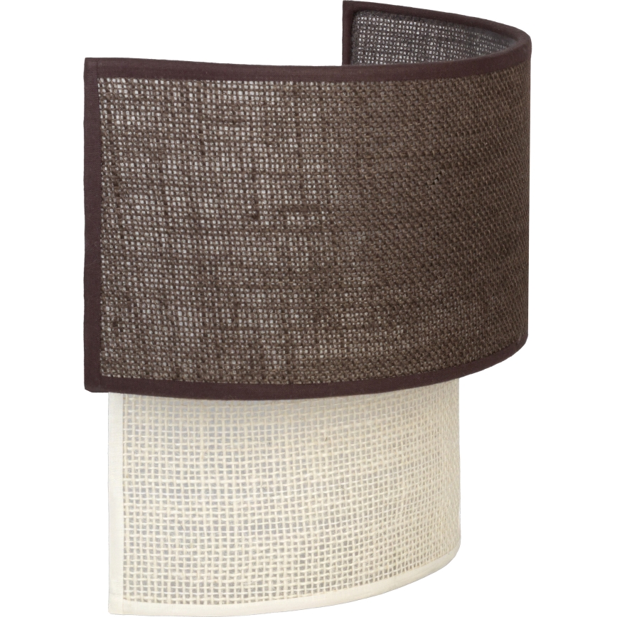 Brilagi - LED Kinkiet BOHO ECO 1xE27/10W/230V brązowy/kremowy