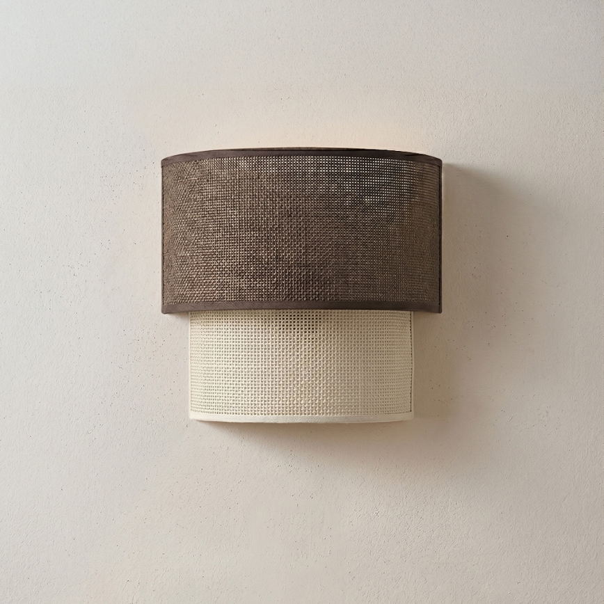 Brilagi - LED Kinkiet BOHO ECO 1xE27/10W/230V brązowy/kremowy