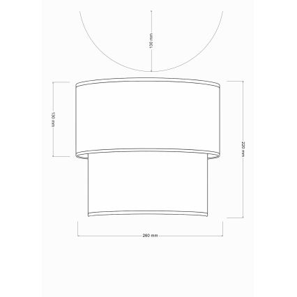 Brilagi - LED Kinkiet BOHO ECO 1xE27/10W/230V brązowy/kremowy
