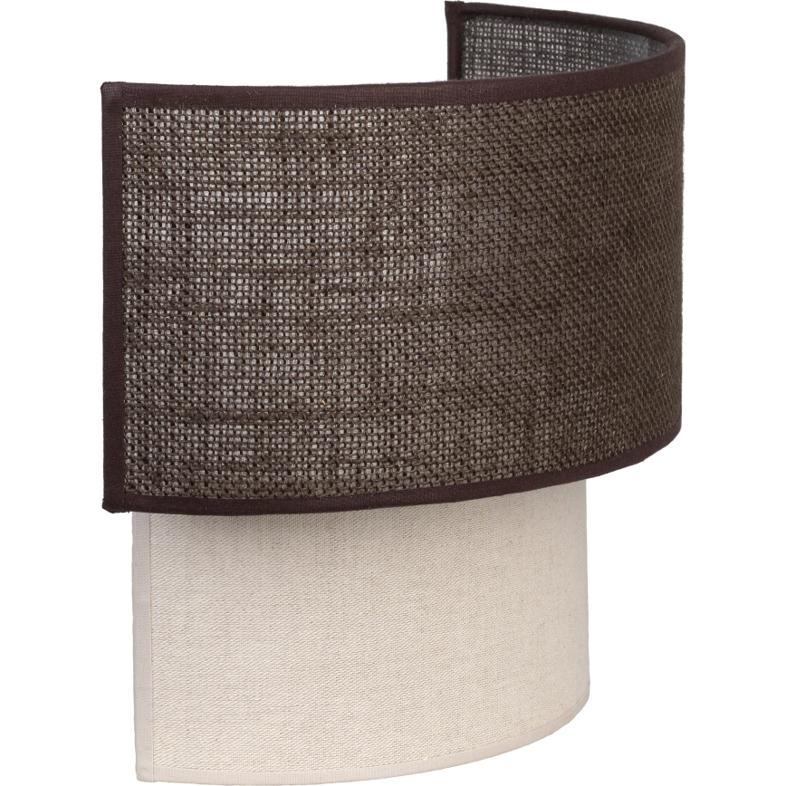 Brilagi - LED Kinkiet BOHO ECO 1xE27/10W/230V brązowy/kremowy