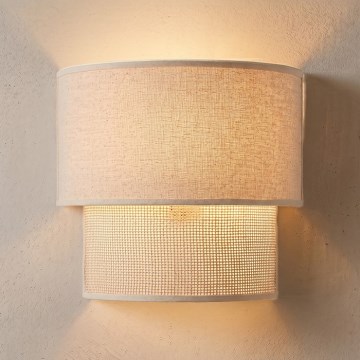 Brilagi - LED Kinkiet BOHO ECO 1xE27/10W/230V kremowy