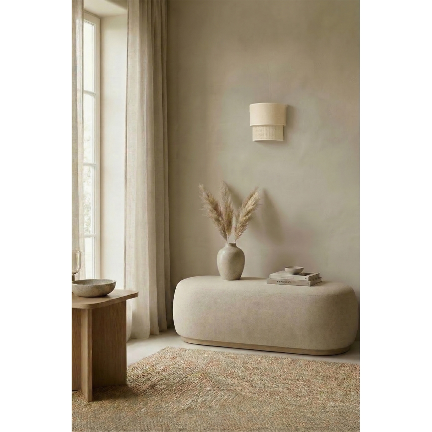 Brilagi - LED Kinkiet BOHO ECO 1xE27/10W/230V kremowy