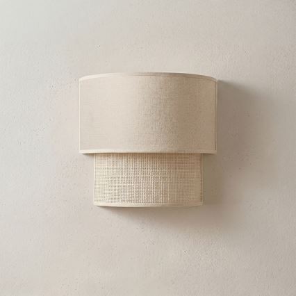 Brilagi - LED Kinkiet BOHO ECO 1xE27/10W/230V kremowy