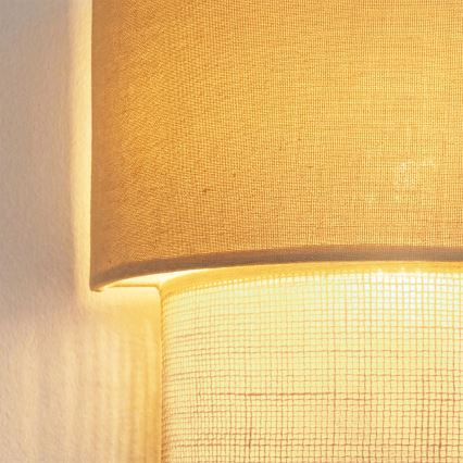Brilagi - LED Kinkiet BOHO ECO 1xE27/10W/230V kremowy