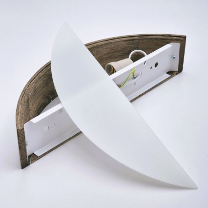 Brilagi - LED Kinkiet CARVALHO 1xE27/60W/230V dąb