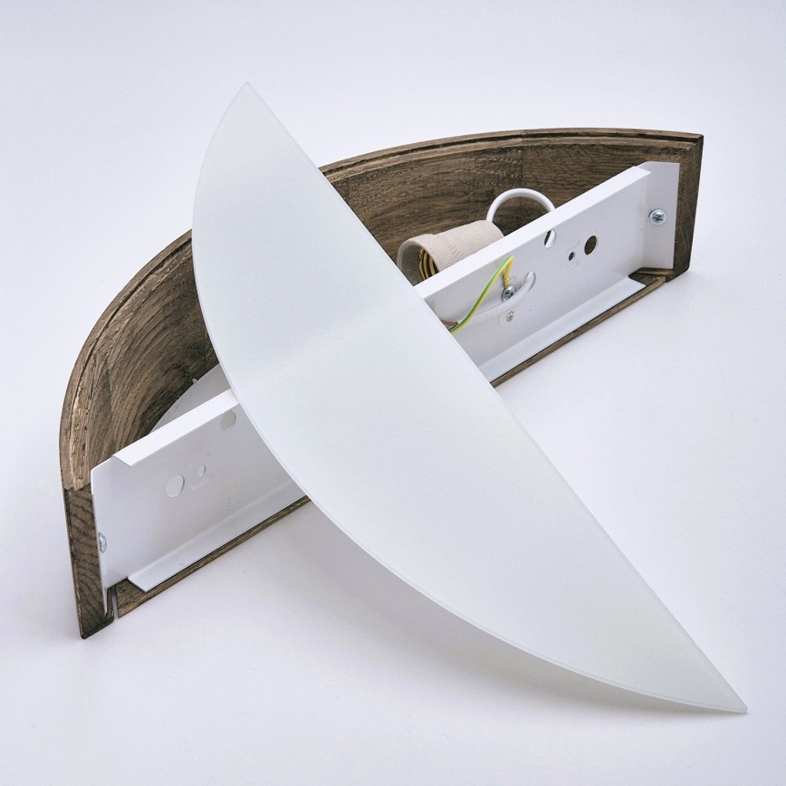 Brilagi - LED Kinkiet CARVALHO 1xE27/60W/230V dąb