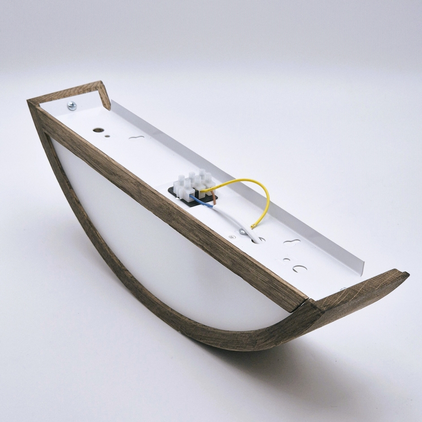 Brilagi - LED Kinkiet CARVALHO 1xE27/60W/230V dąb orzech