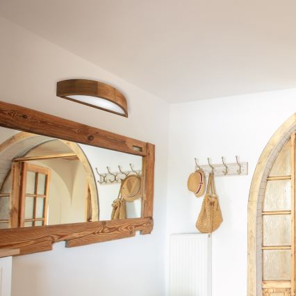 Brilagi - LED Kinkiet CARVALHO 1xE27/60W/230V dąb wiśnia