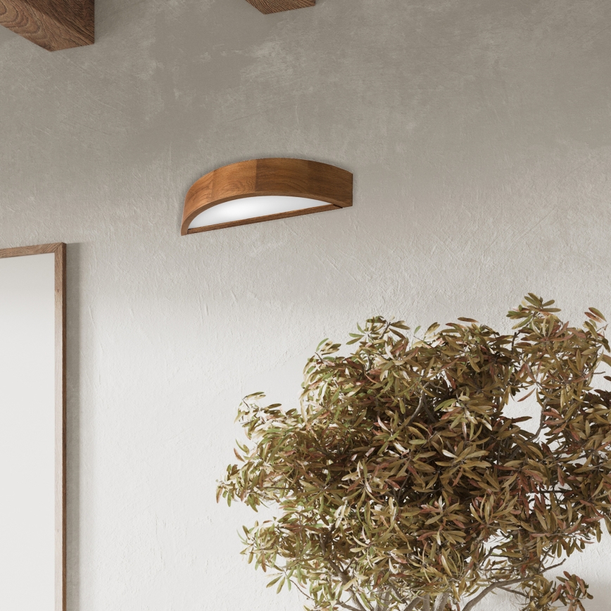 Brilagi - LED Kinkiet CARVALHO 1xE27/60W/230V dąb wiśnia
