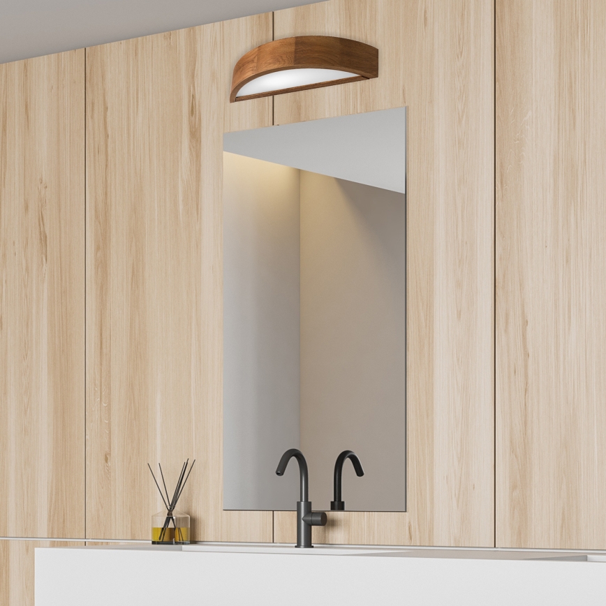 Brilagi - LED Kinkiet CARVALHO 1xE27/60W/230V dąb wiśnia