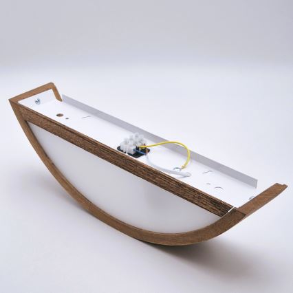 Brilagi - LED Kinkiet CARVALHO 1xE27/60W/230V dąb wiśnia