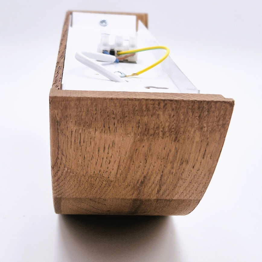 Brilagi - LED Kinkiet CARVALHO 1xE27/60W/230V dąb wiśnia