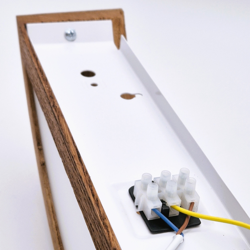 Brilagi - LED Kinkiet CARVALHO 1xE27/60W/230V dąb wiśnia