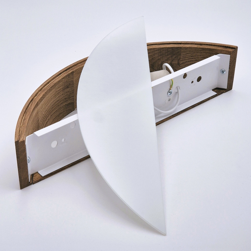 Brilagi - LED Kinkiet CARVALHO 1xE27/60W/230V dąb wiśnia