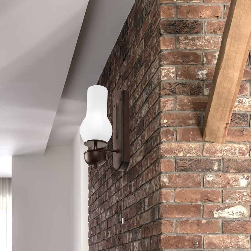 Brilagi - LED Kinkiet COTTAGE 1xE14/40W/230V buk/biały