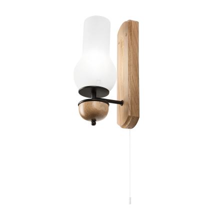 Brilagi - LED Kinkiet COTTAGE 1xE14/40W/230V dąb/biały