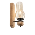 Brilagi - LED Kinkiet COTTAGE 1xE14/40W/230V dąb/brązowy
