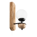 Brilagi - LED Kinkiet COTTAGE 1xG9/40W/230V dąb/biały