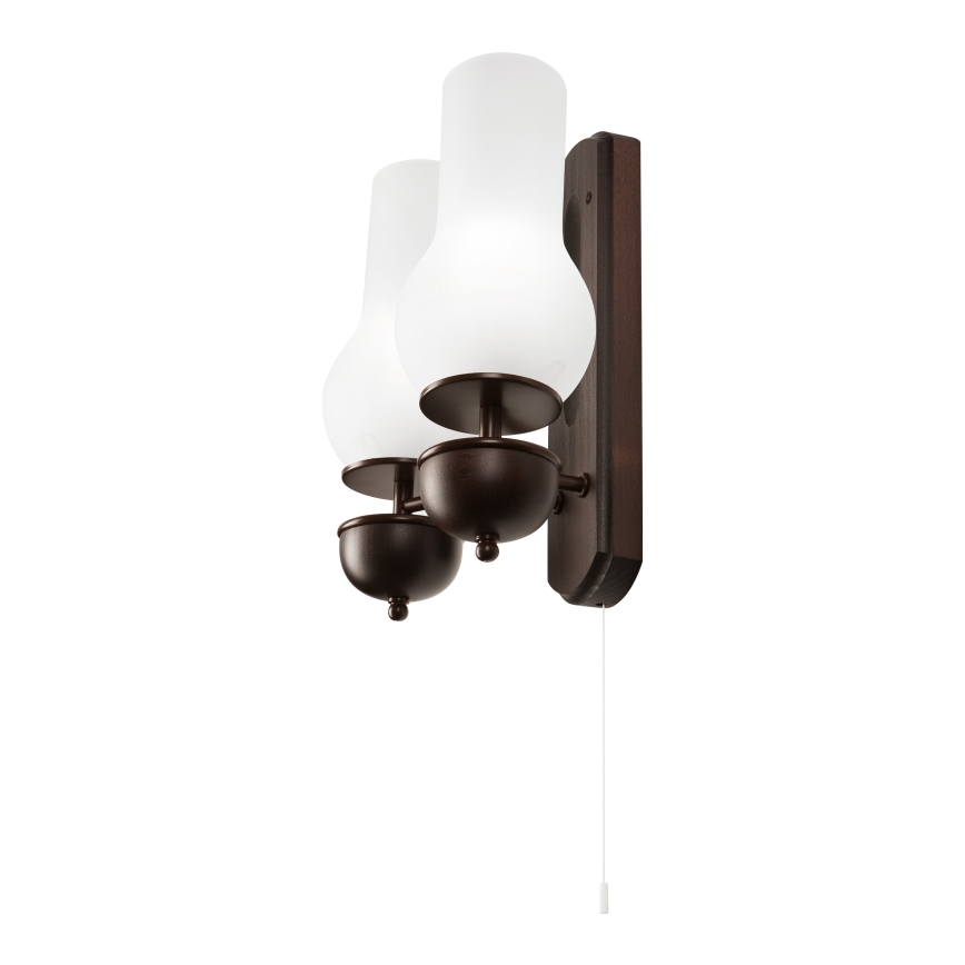 Brilagi - LED Kinkiet COTTAGE 2xE14/40W/230V buk/biały