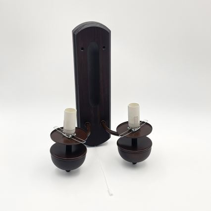 Brilagi - LED Kinkiet COTTAGE 2xE14/40W/230V buk/brązowe