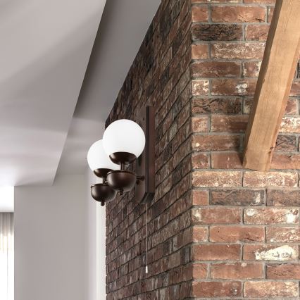 Brilagi - LED Kinkiet COTTAGE 2xG9/40W/230V buk/biały