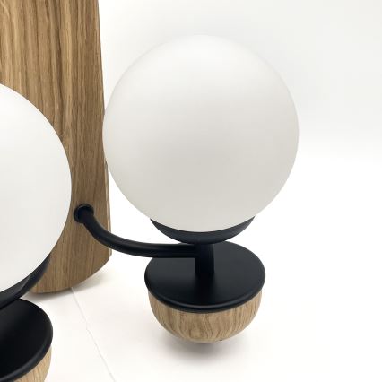 Brilagi - LED Kinkiet COTTAGE 2xG9/40W/230V dąb/biały