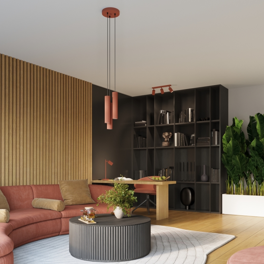 Brilagi - LED kinkiet CRESTO 1xGU10/10W/230V 10 cm czerwony