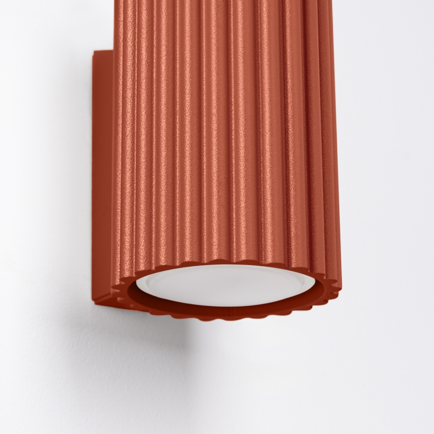 Brilagi - LED kinkiet CRESTO 1xGU10/10W/230V 10 cm czerwony