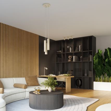 Brilagi - LED kinkiet CRESTO 1xGU10/10W/230V 10 cm kremowy