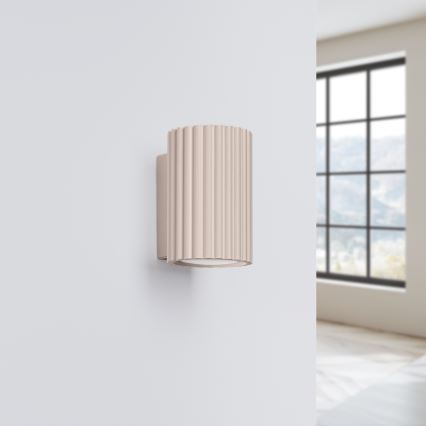 Brilagi - LED kinkiet CRESTO 1xGU10/10W/230V 10 cm taupe