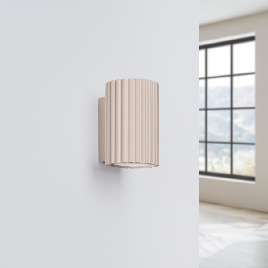 Brilagi - LED kinkiet CRESTO 1xGU10/10W/230V 10 cm taupe