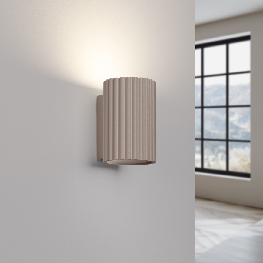 Brilagi - LED kinkiet CRESTO 1xGU10/10W/230V 10 cm taupe