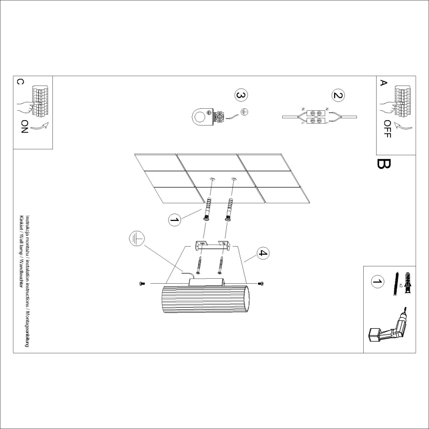 Brilagi - LED kinkiet CRESTO 2xGU10/10W/230V 20 cm brązowy