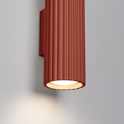 BRILAGI - LED Kinkiet CRESTO 2xGU10/10W/230V 30 cm pomarańczowy