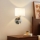 Brilagi - LED Kinkiet DAYA 1xE14/40W/230V + LED/3W biały/matowy chrom